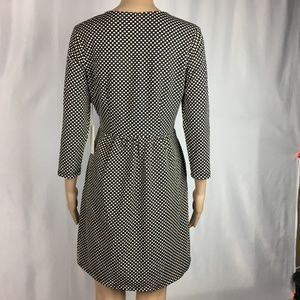 41 Hawthorn | Dresses | 4 Hawthorn Black And White Polka Dot Dress ...